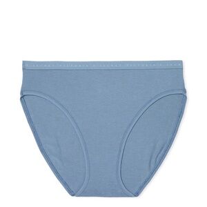 Victoria's Secret Cotton High-Leg Brief Panty Faded Denim XS NEW